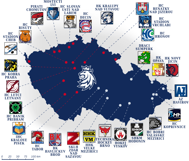 2. liga map