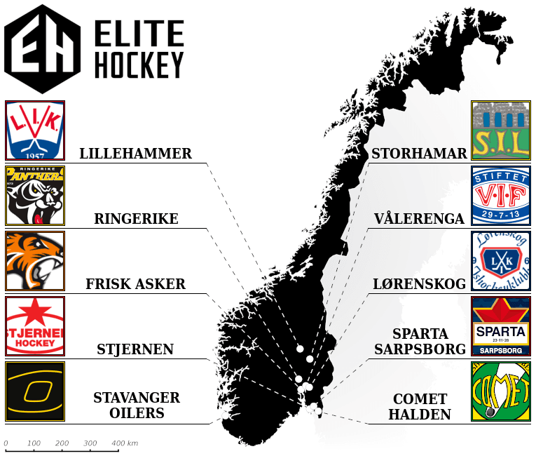 Eliteserien map